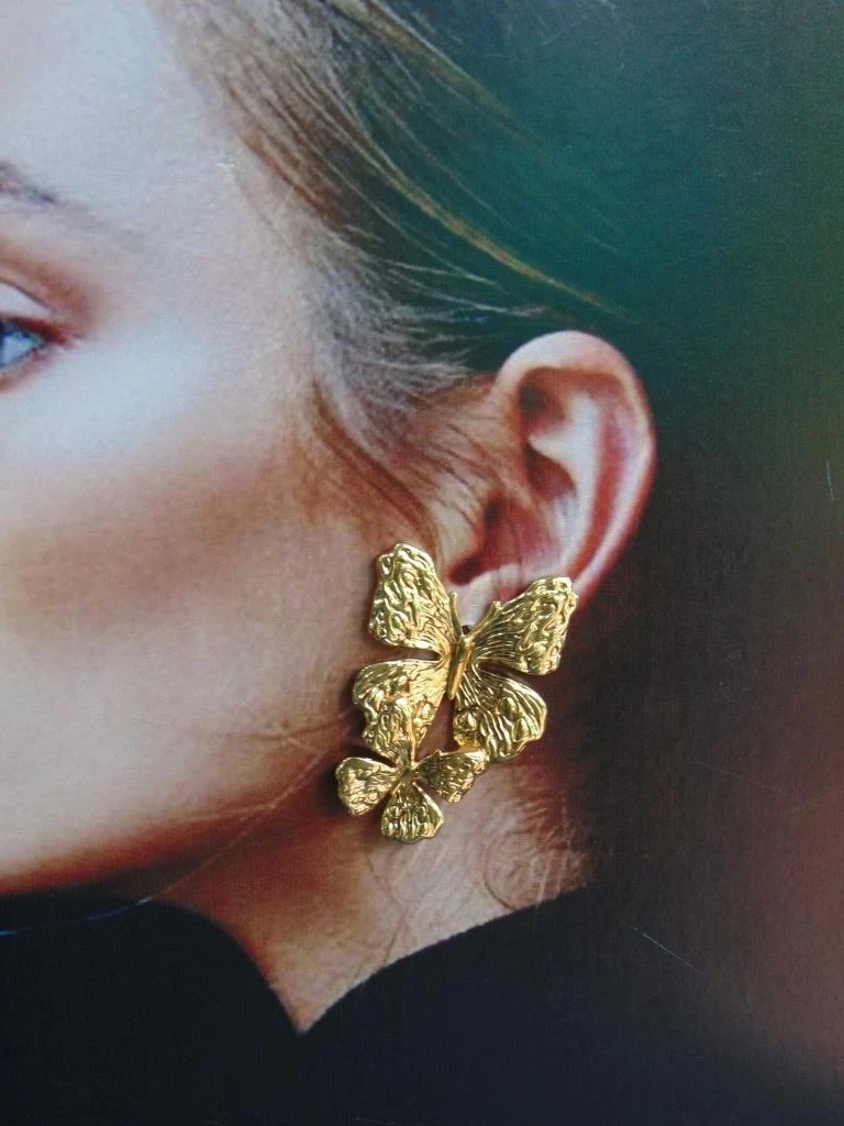 ARETE ACERO DOR MAXI MARIPOSAS TALLADAS  2
