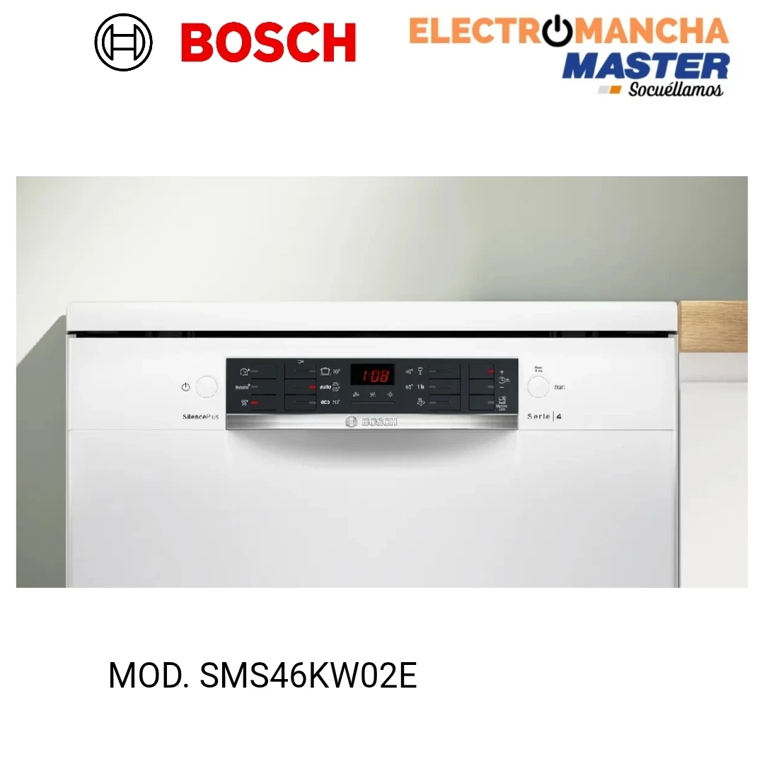 LAVAVAJILLAS BOSCH SMS46KW02E 3 BANDEJA 13 CUB. CLASE E  2