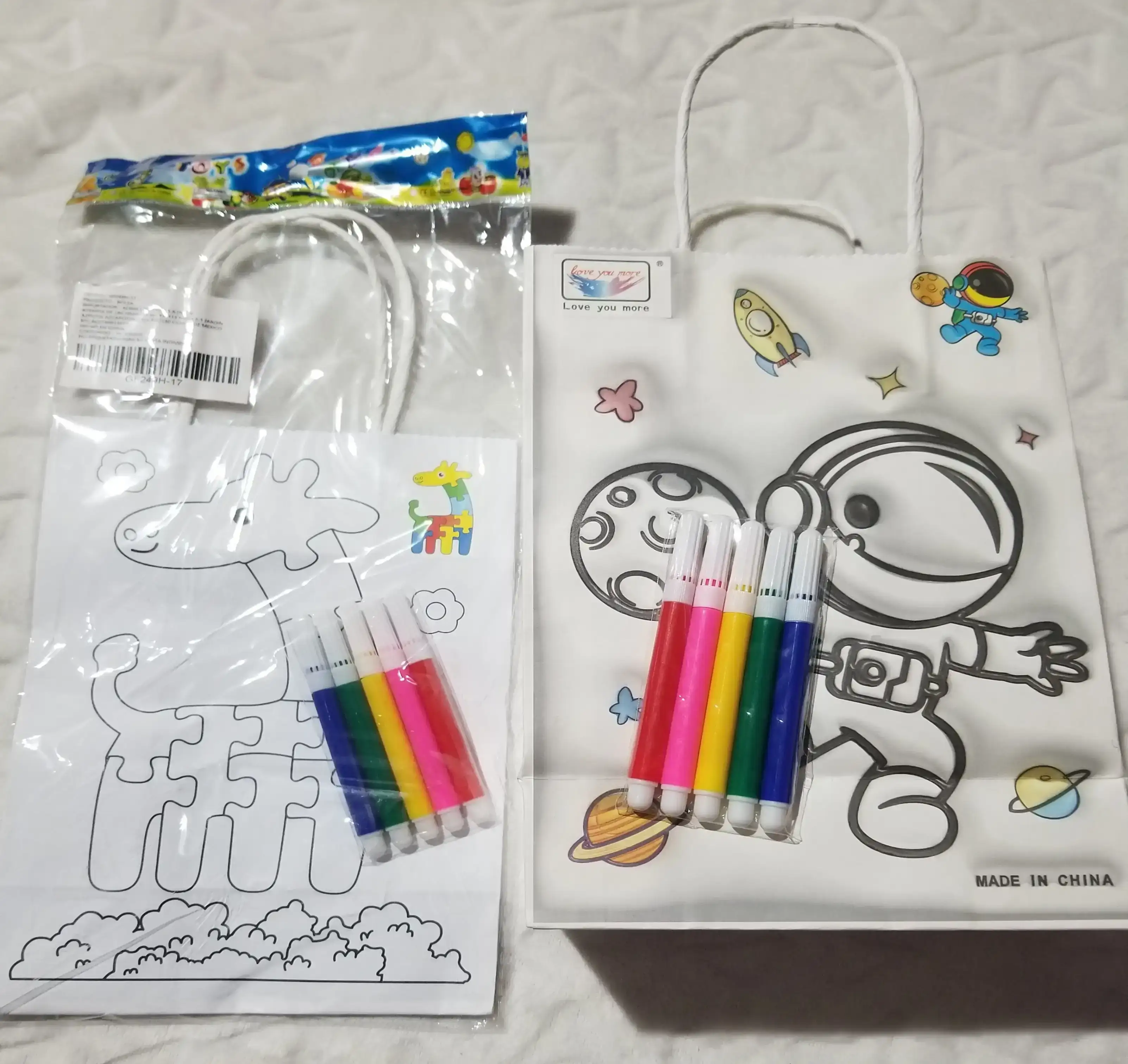 Bolsa para regalo o dulcero con maracadres