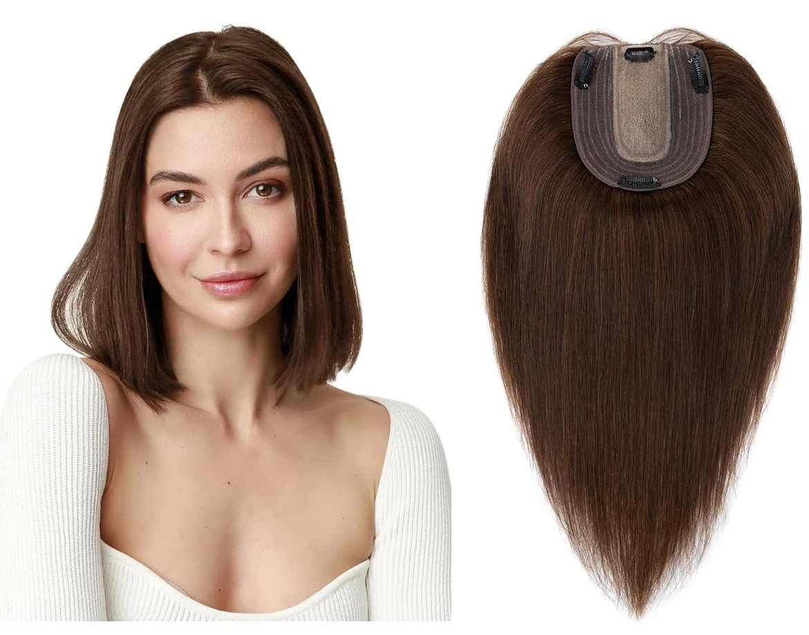Topper de cabello humano #4 12pulgada 
