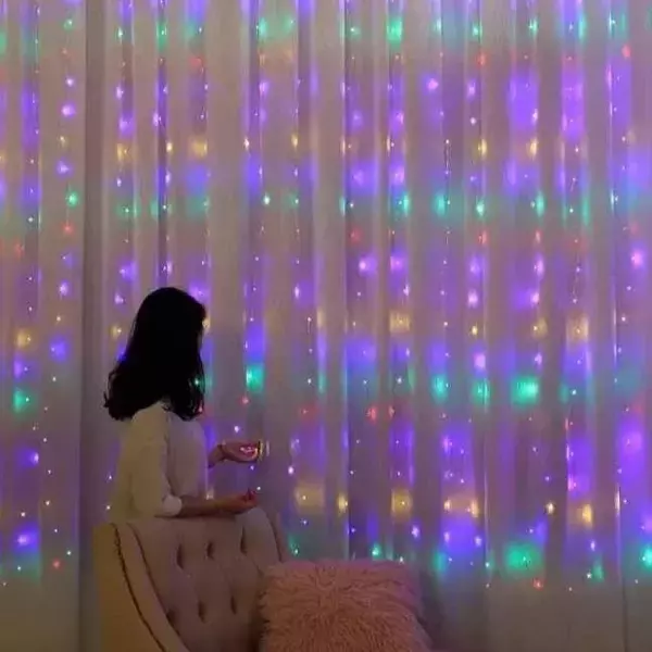 Cortina de luz led audiorítmica 2