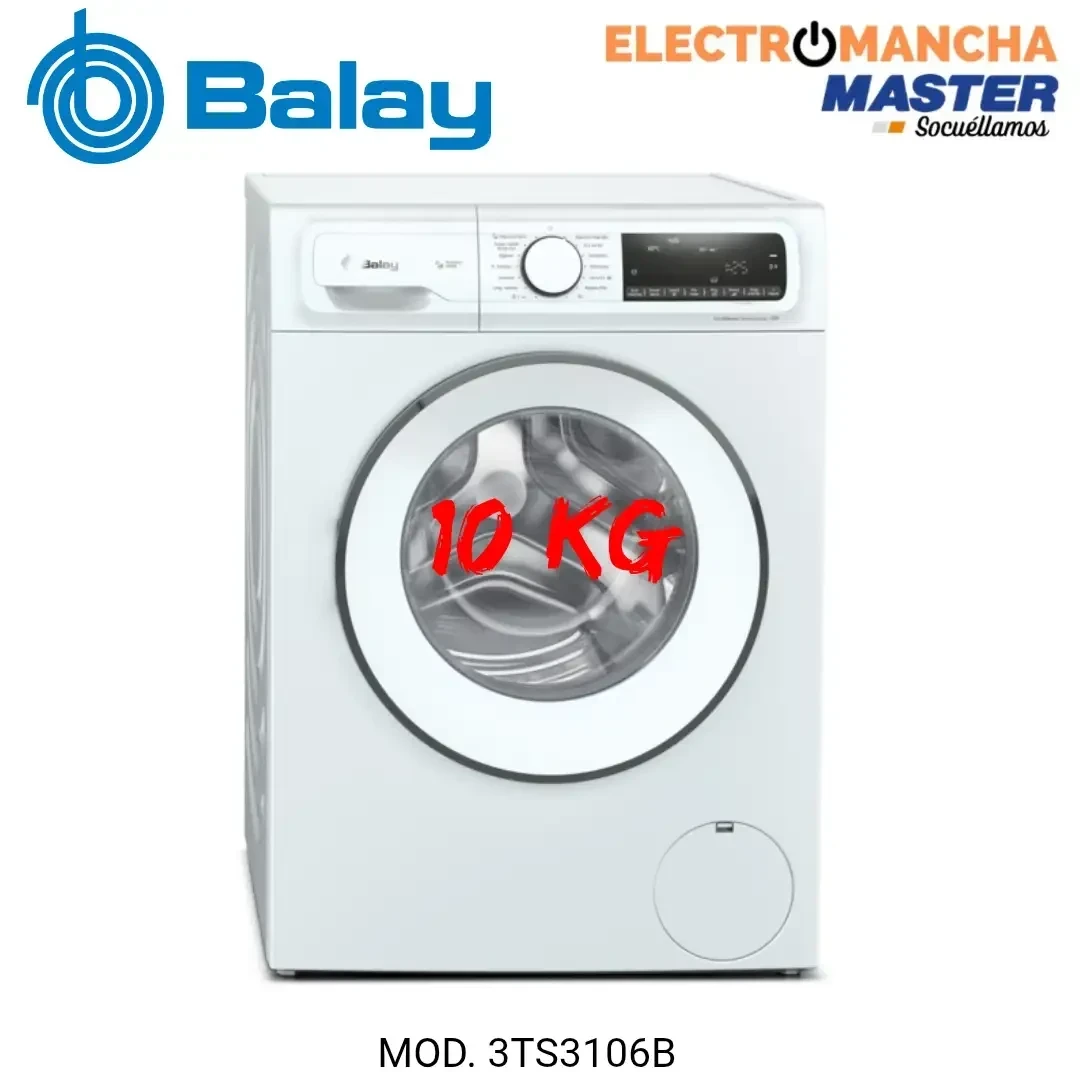 LAVADORA BALAY 3TS3106B 10 KILOS 