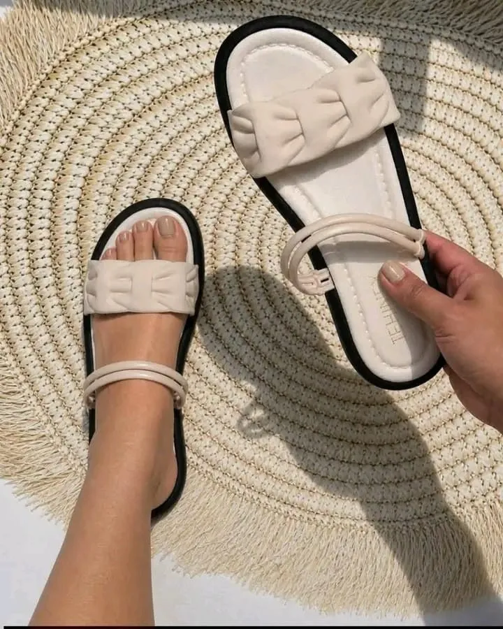 SANDALIAS SINTÉTICA ESTILO TRENZADO  3