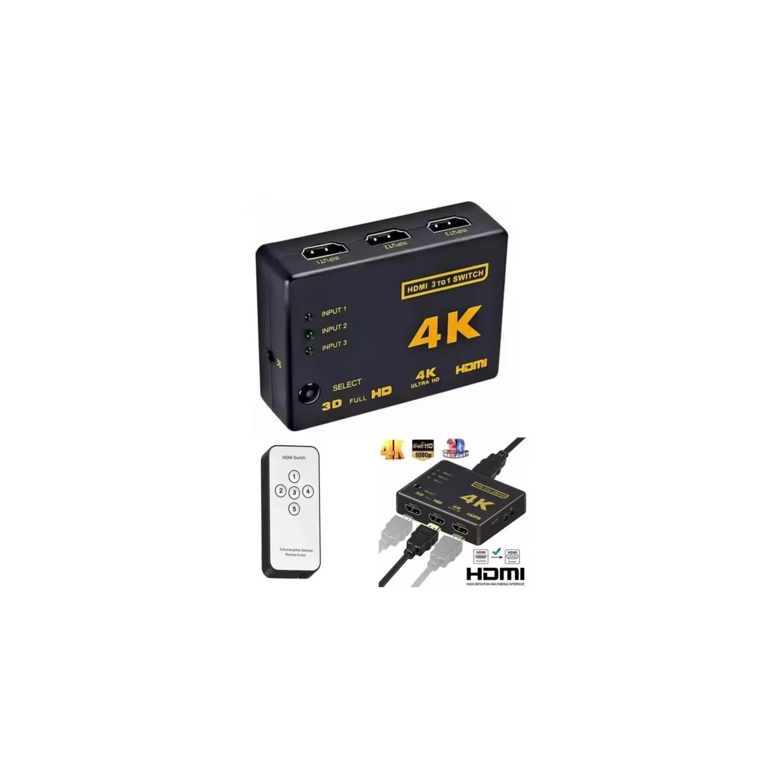 Switch HDMI 1 X 3