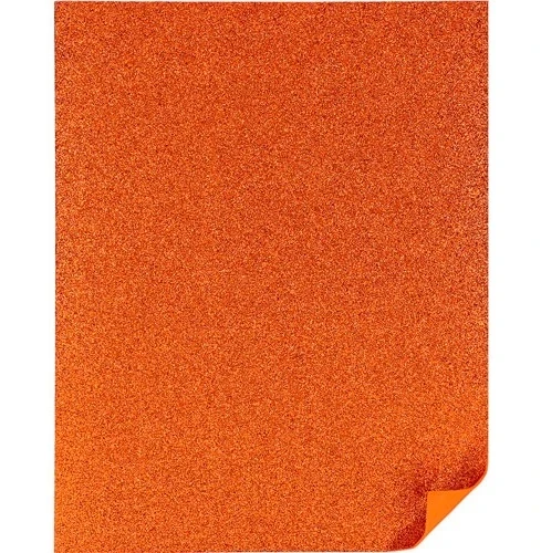 Foamy naranja tamaño carta diamantado