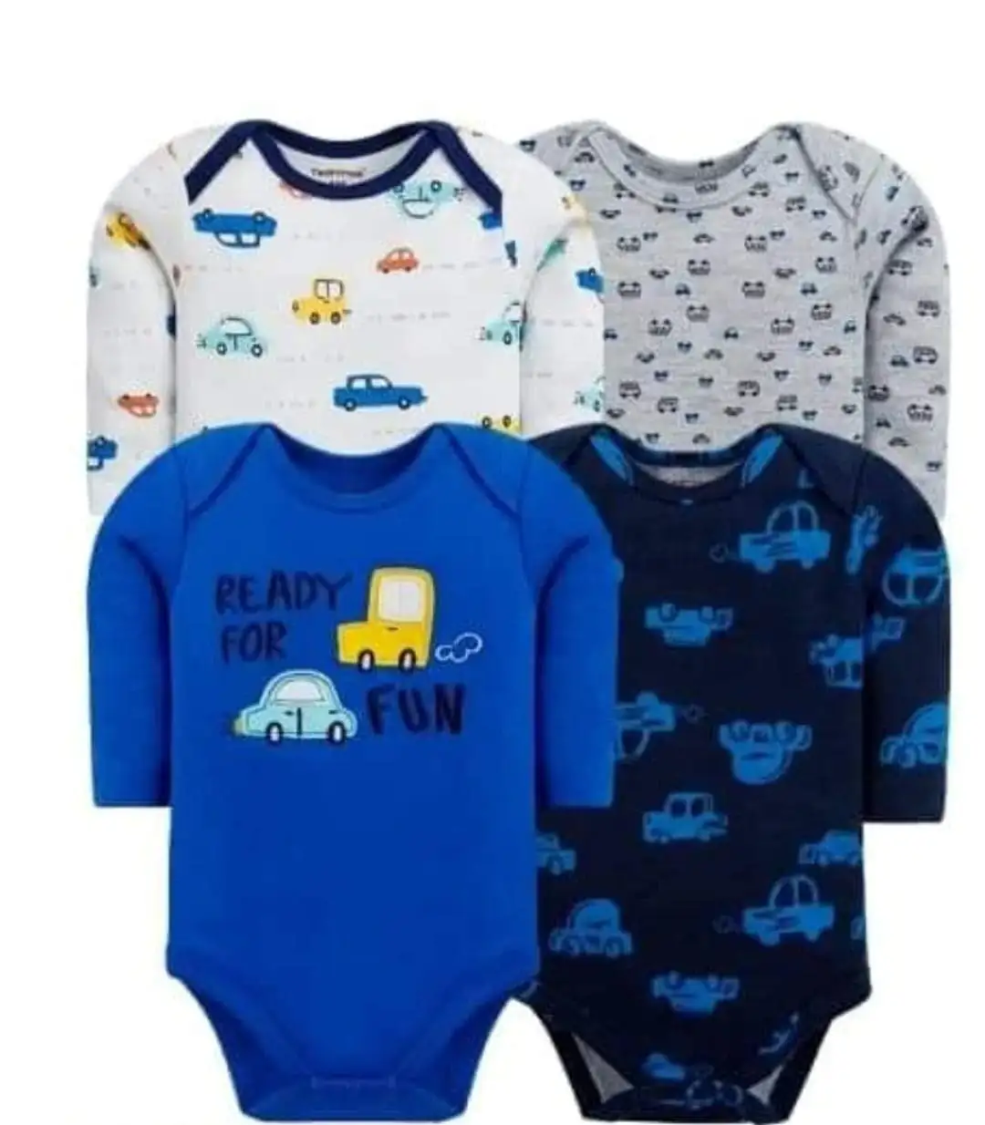 Set 4 bodys manga larga