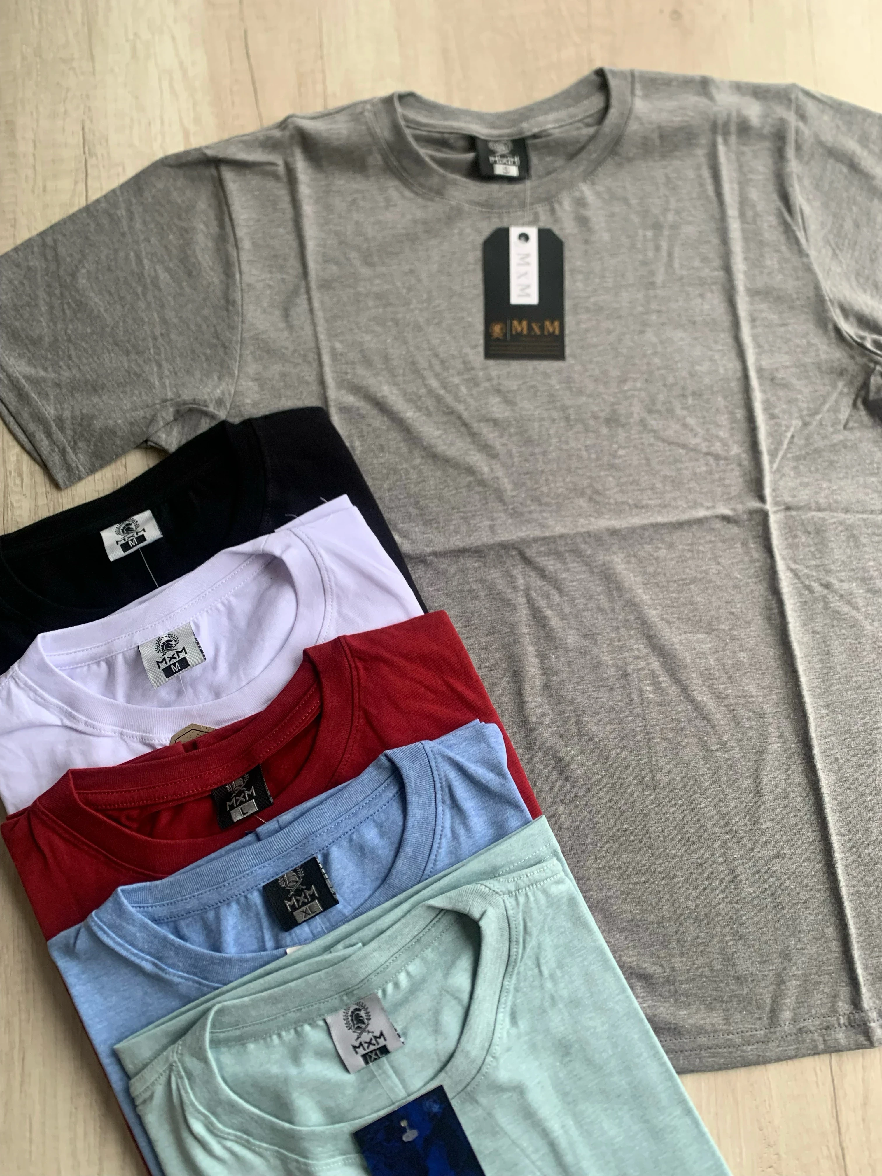 REMERAS LISAS ALGODON 