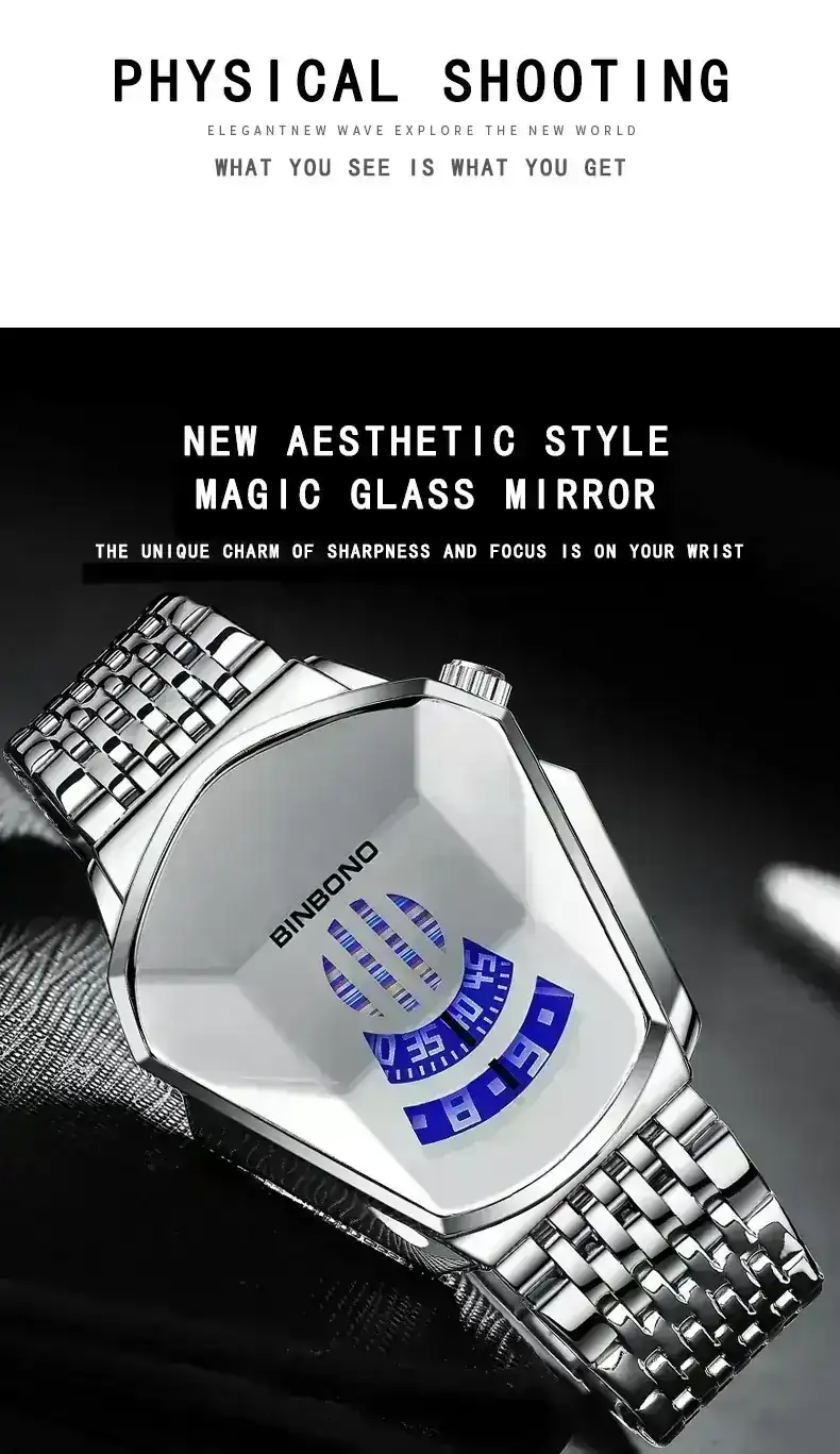 Reloj Acero inoxidable impermeable Original. 10