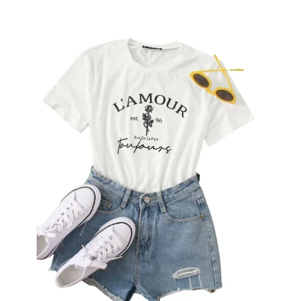 Camiseta con estampado floral 2