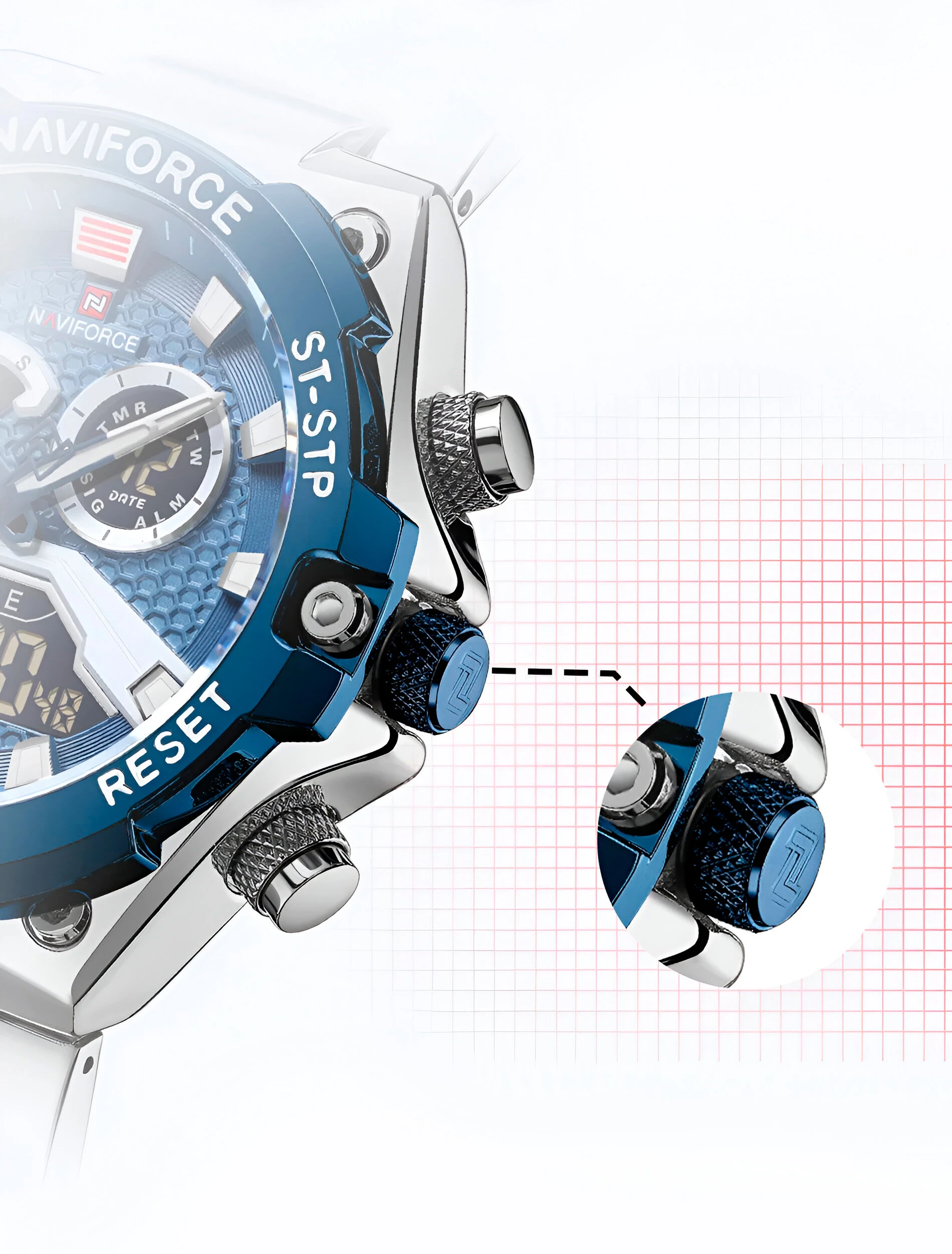 Reloj Naviforce Casual Nf9207 Crono hombre 4