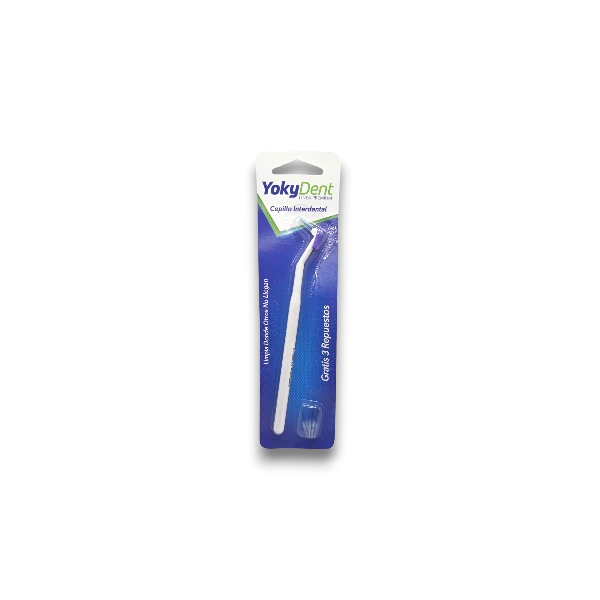 CEPILLO INTEREDENTAL YOKY + 3 REPUESTOS