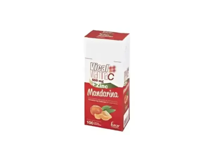 VICAL C + ZINC 500 MG X 100 TBL MANDARINA