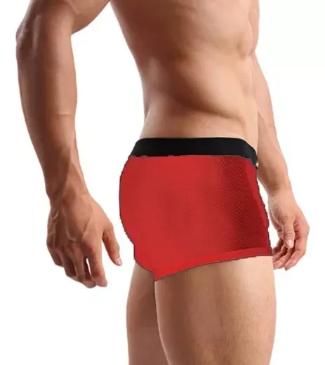 Boxer tull entrepierna lisa Roja