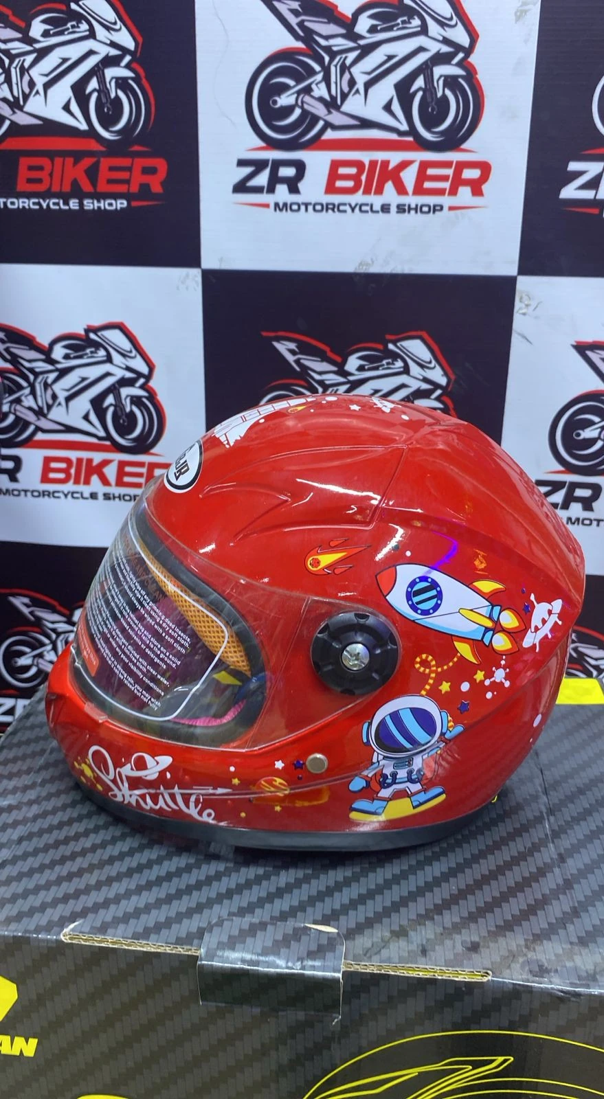CASCO NIÑO COHETE