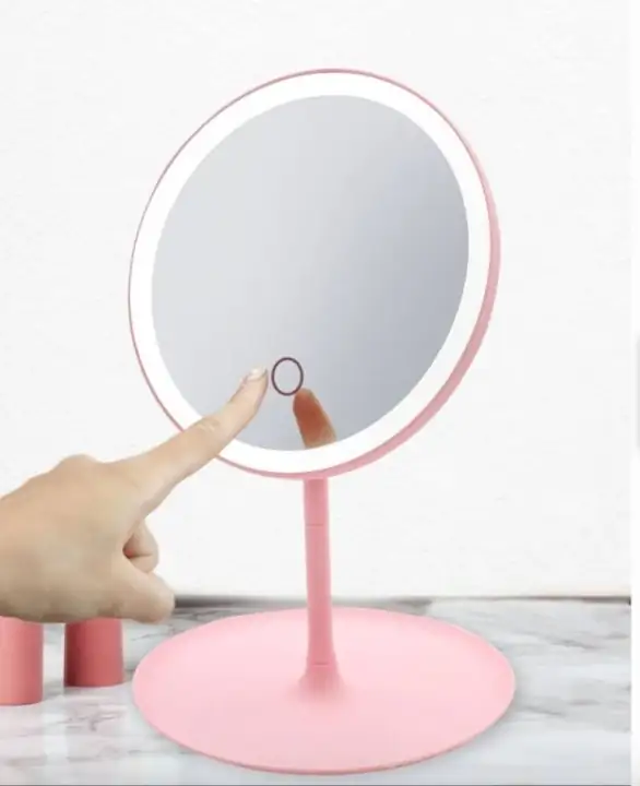 Espejo Maquillaje LUZ LED Redondo con Encendido táctil