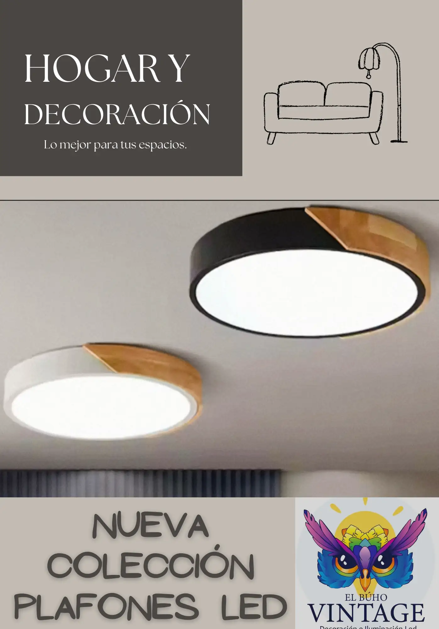 Plafón LED Decorativo 72w 