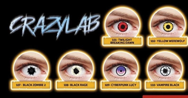Pupilentes Crazylab 3