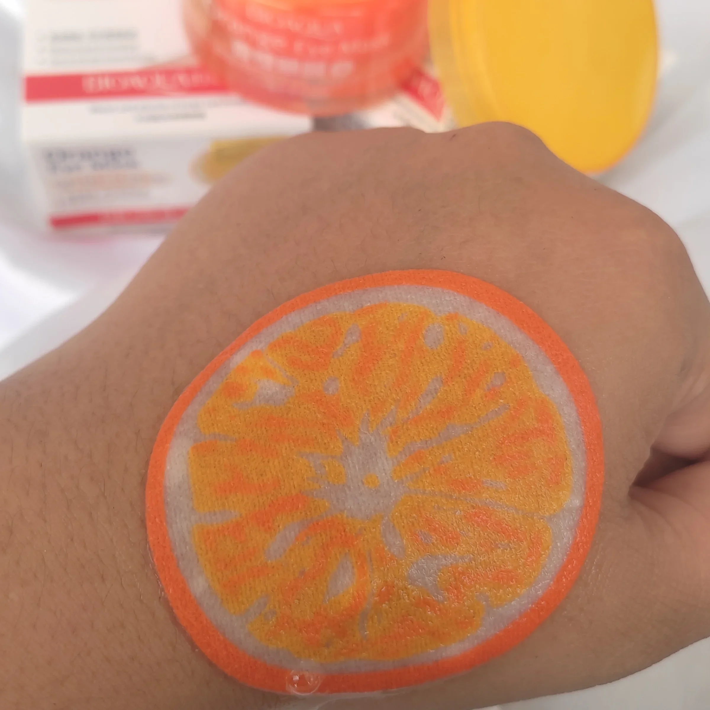 PARCHES HIDRATANTES x18 PARES PARA CONTORNOS DE OJOS VITAMINA C 3