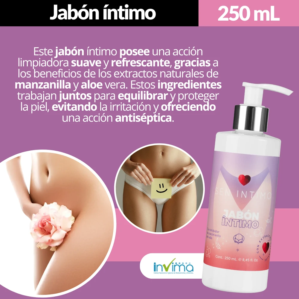 Jabon intimo 250ml Aloe vera  2
