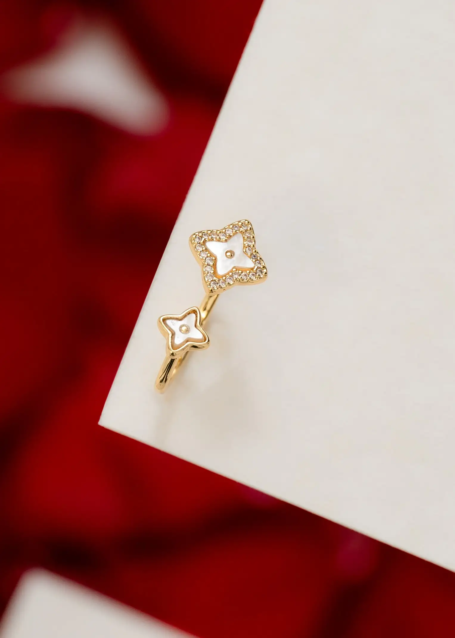 Anillo Double Lottus Ajustable  4
