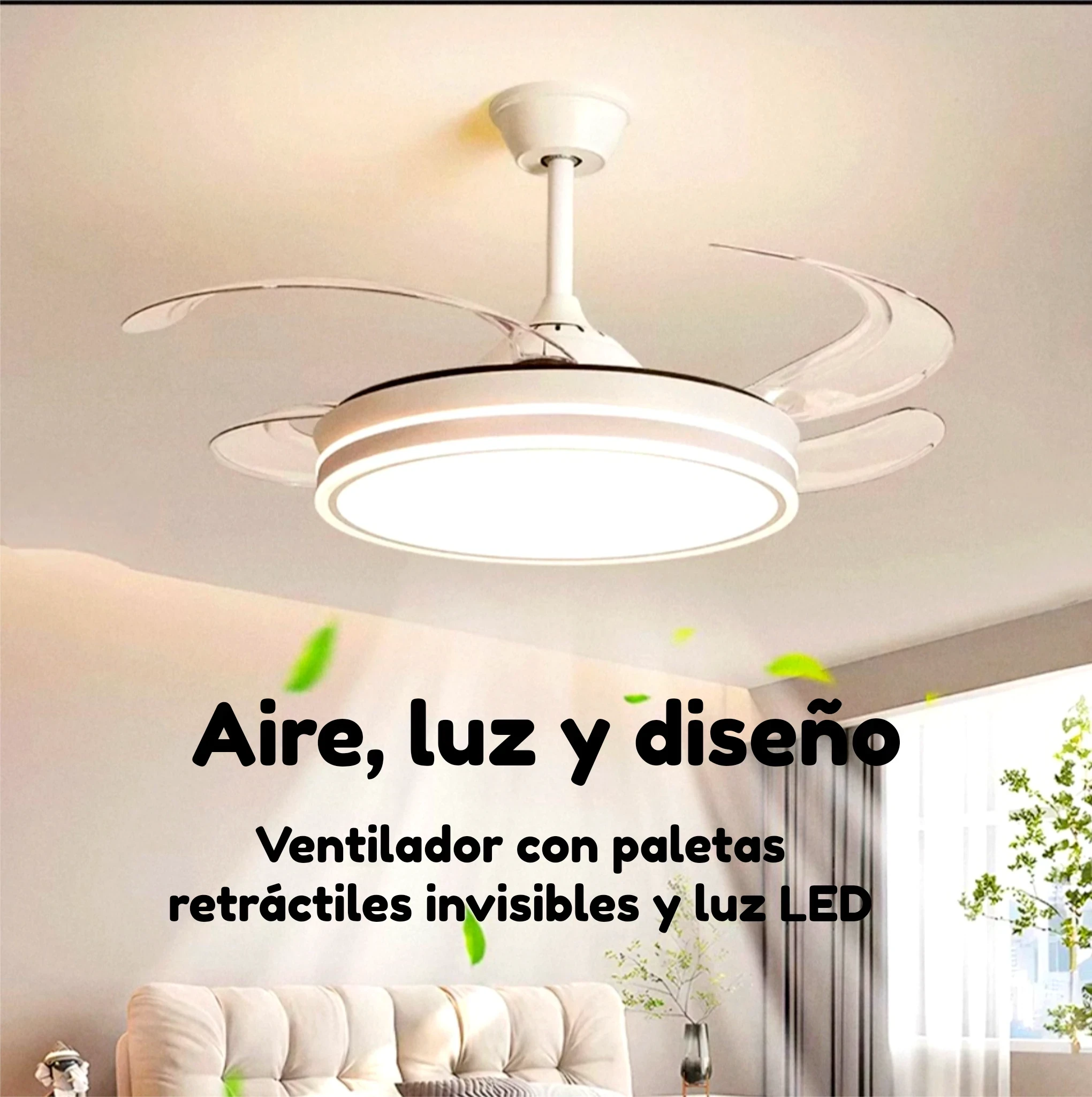 LÁMPARA LED VENTILADOR  5