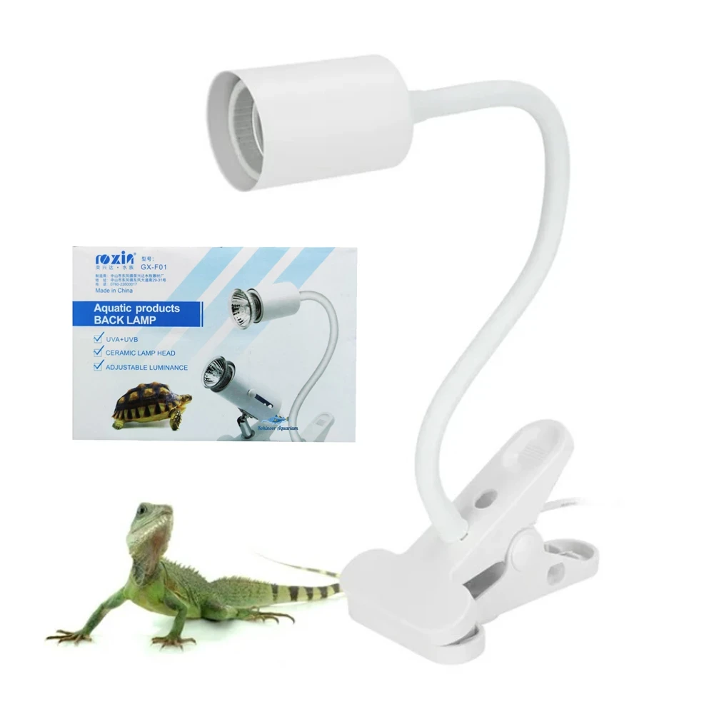 Porta Lampara Flexible de Focos de Terrario Gx-f02