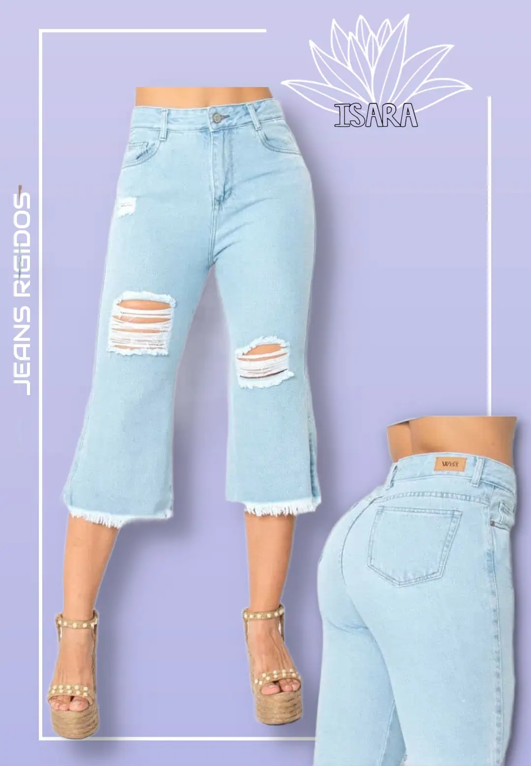 Jeans Rigido 3/4