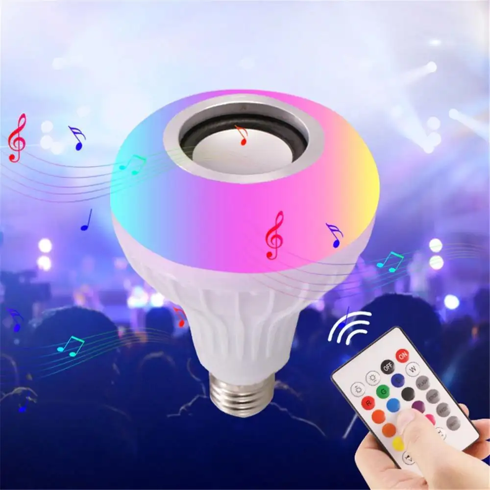 Bombillo led musical Bluetooth 12W 