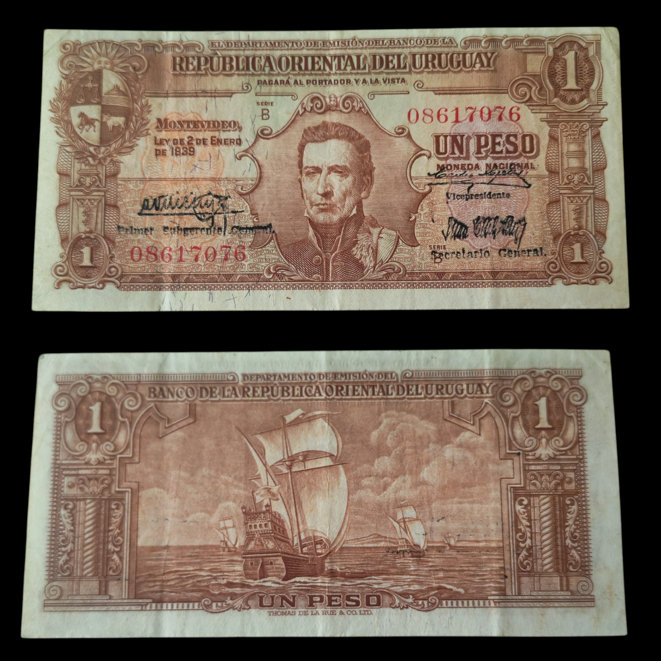 ° Uruguay 1 peso vf 