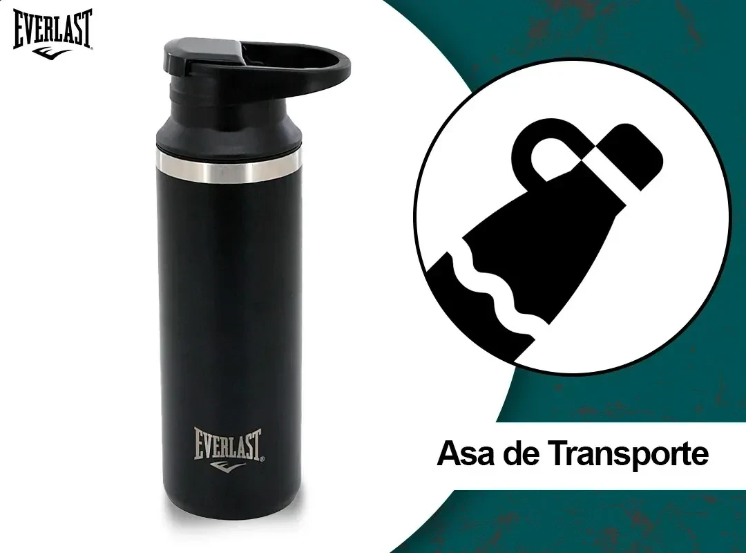 BOTELLA TERMICA EVERLAST NEGRO 18392 3