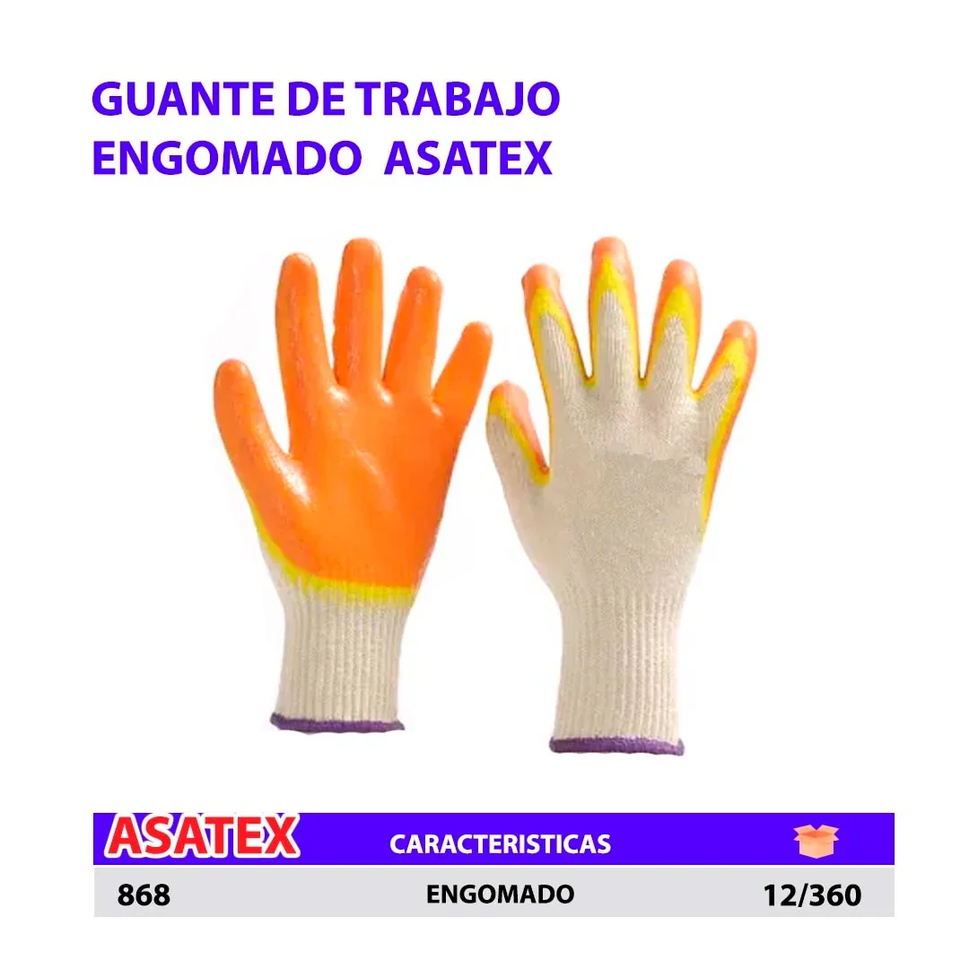 GUANTE de TRABAJO 868 Engom Asatex 