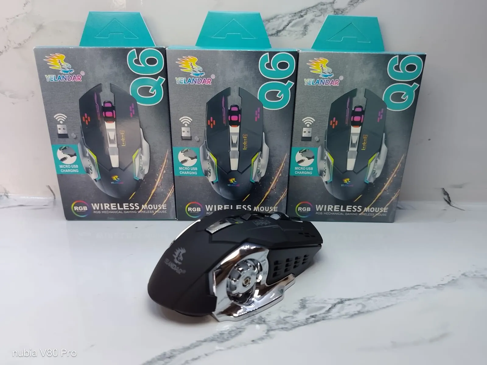 MOUSE INALAMBRICO Q6 YELANDAR