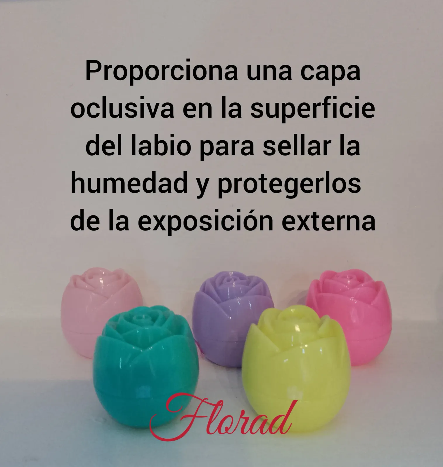 Bálsamos en forma de rosa