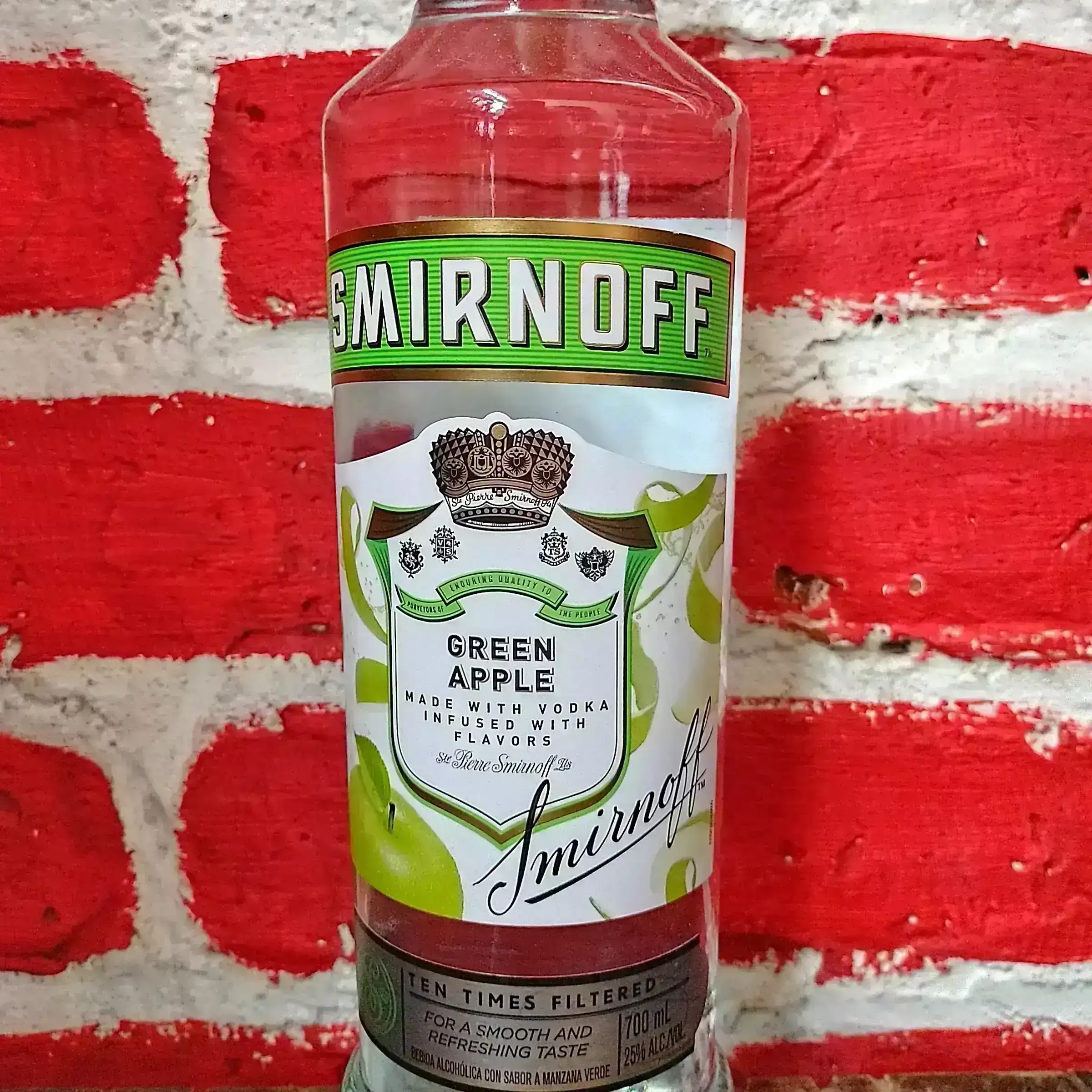 SMIRNOFF GREEN APPLE x 750cc.