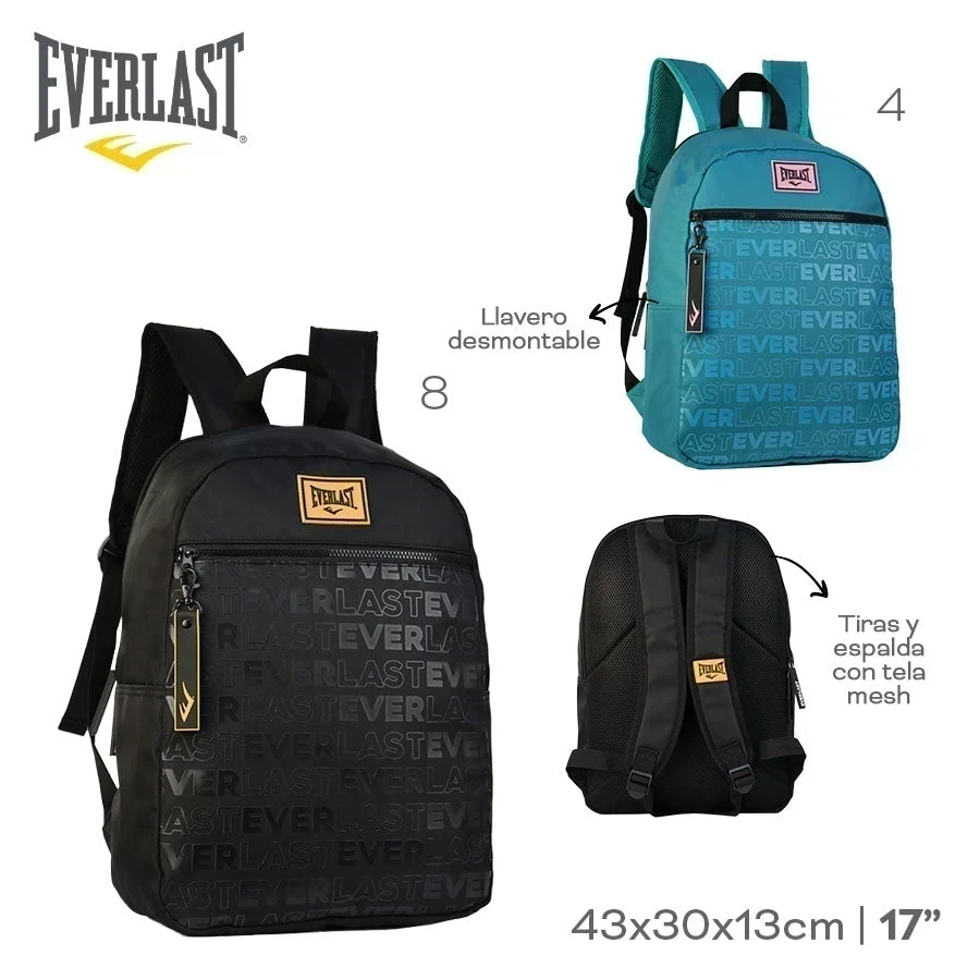 Mochila Everlast Negra 27953