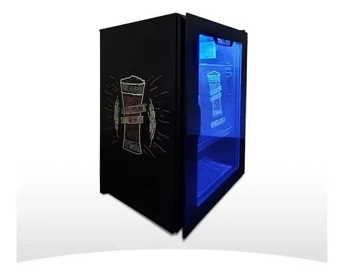 Exhibidora INELRO Cervecera MT-120 Luz Led 106Lts. Negro 2