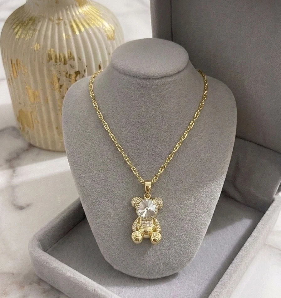 CADENA OSITO BRILLANTE