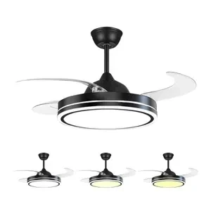 Ventilador De Techo Dinax 4 Aspas Retractiles BLANCO 2