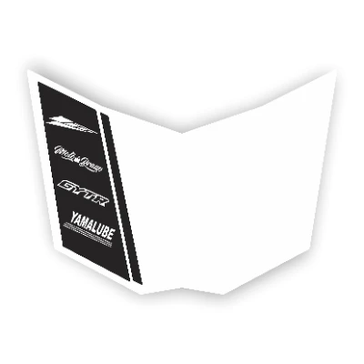 Xtz125 Calcomania careta GYTR&nbsp;blanca
