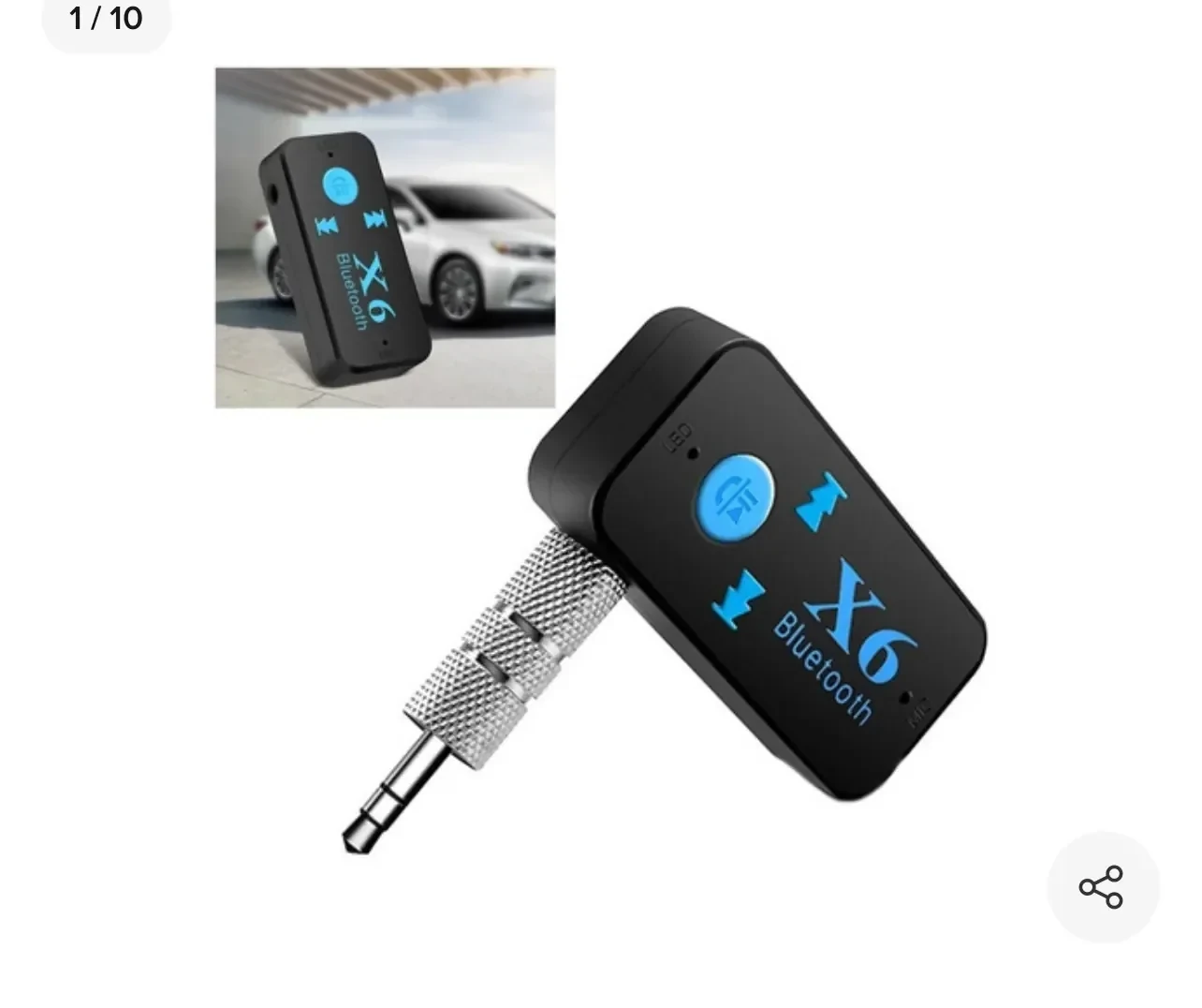 X6  CARRO BLUETOOHT 2