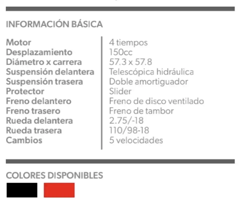 Moto a gasolina Siro 2