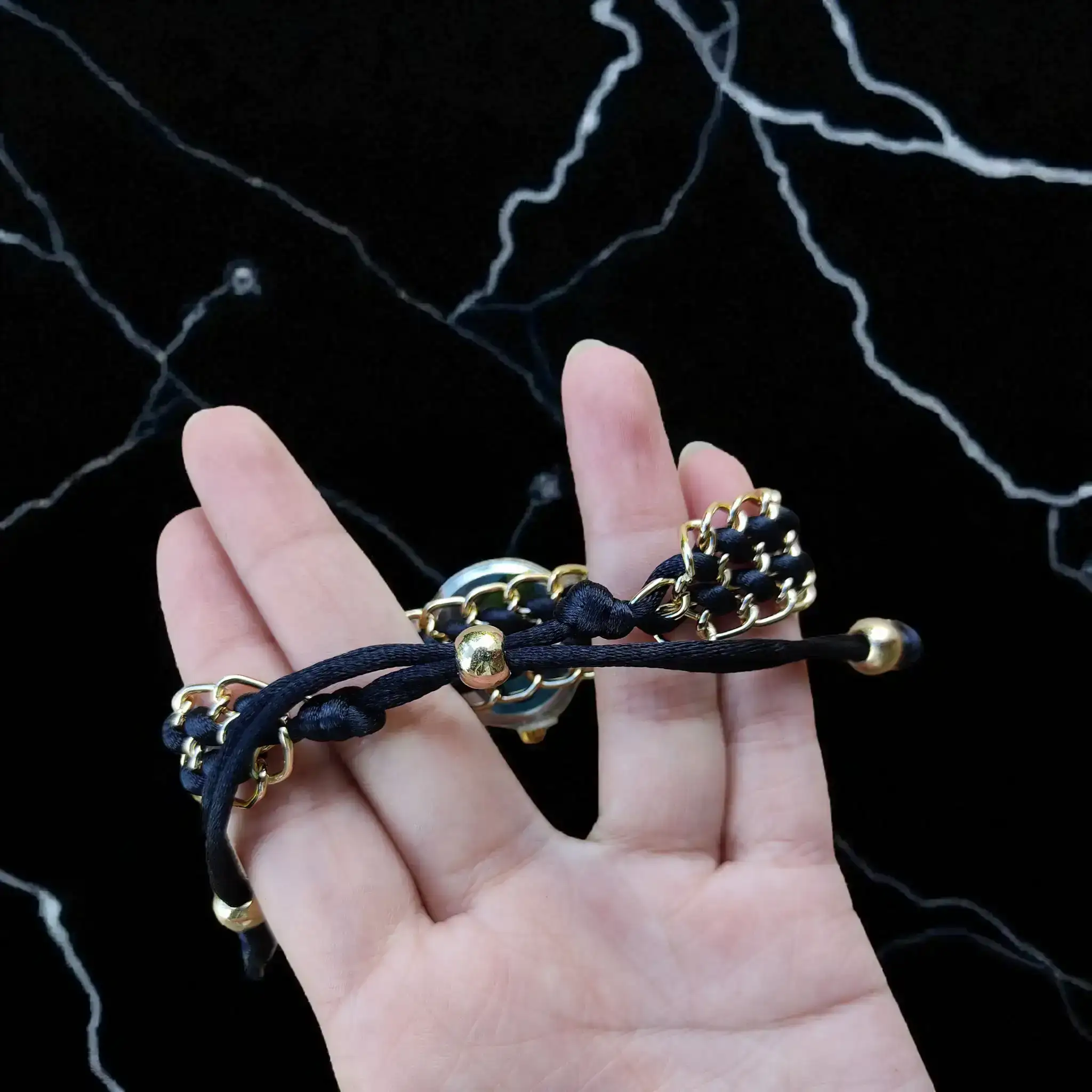 Reloj Pulsera Trenzada Redonda 3