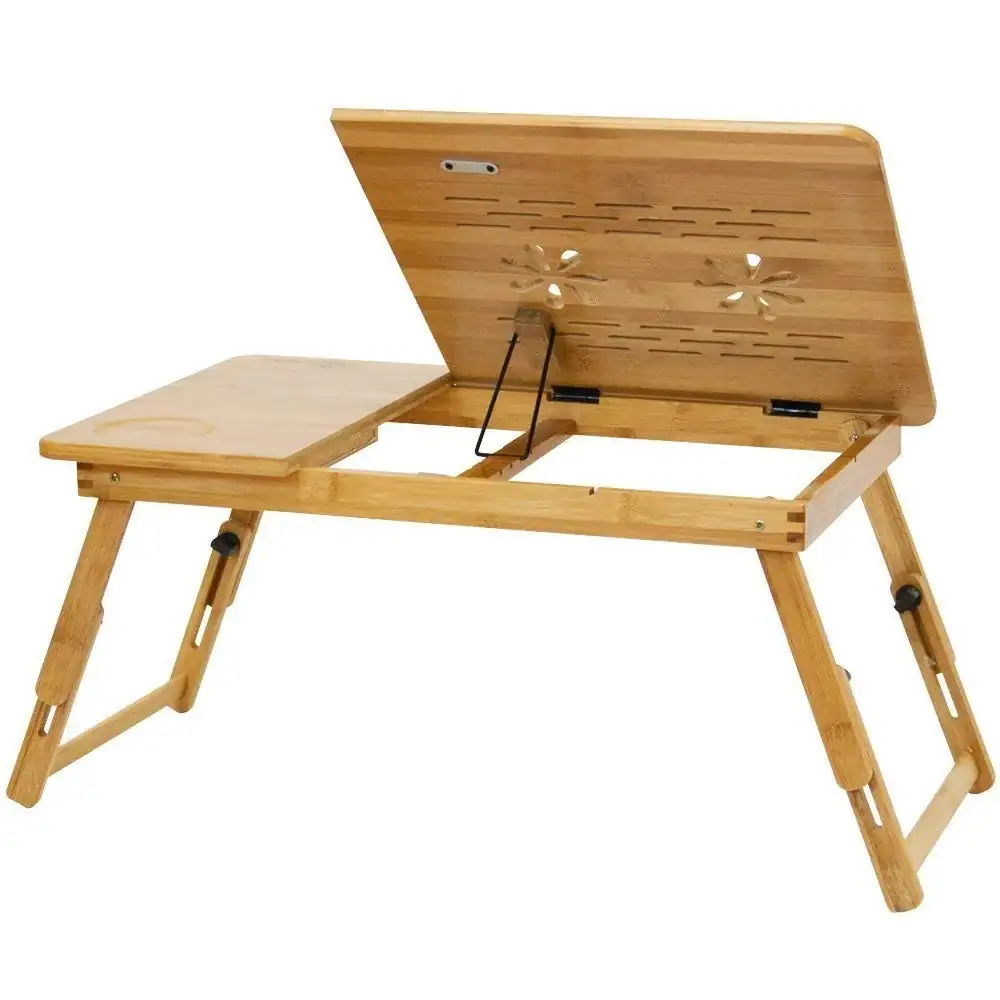 Mesa De Bambú Portátil Para Laptop  4