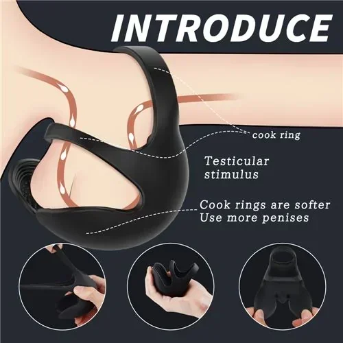 Vibrador Chad Testiculo 9 Funciones Recargable Control Remoto 5