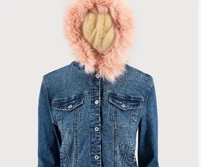 MAYOREO NIÑA Mod. 400 Chamarra Roosevelt Azul/Rosa