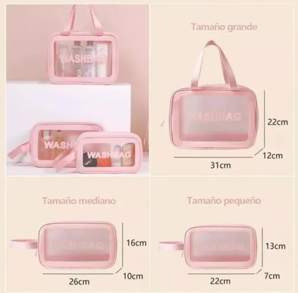 Trío de cosmetiquera 3