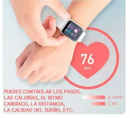 Smartwatch Series 6 Con Correa De Plástico T55+ 2