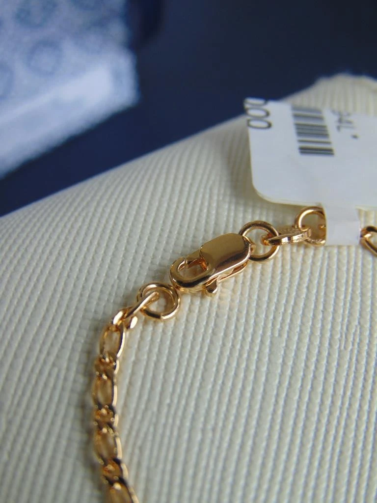 PULSERA ORO LAMINADO 18K ESCLABA BEBE 13CM 3