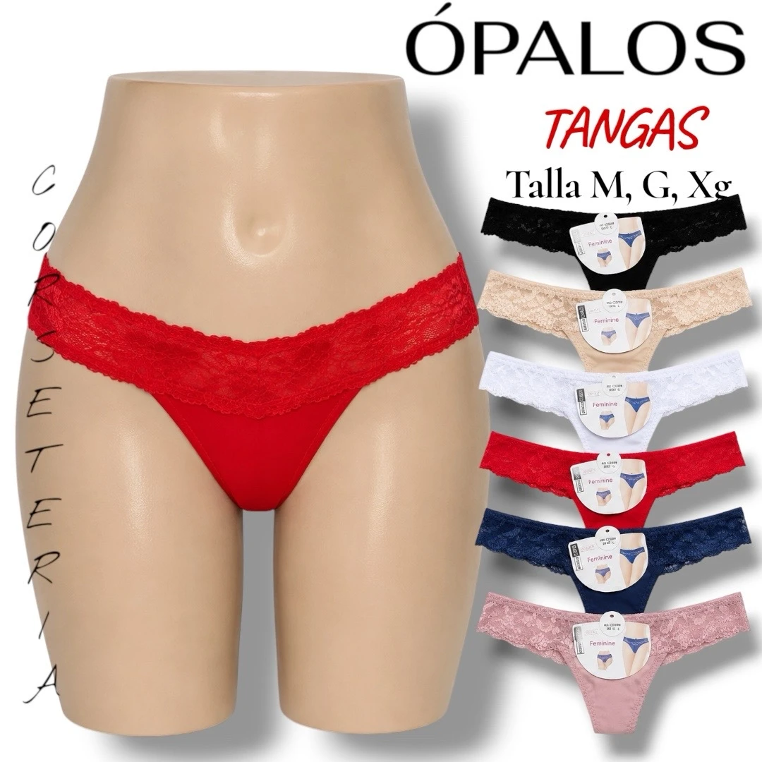 Tangas con encaje 