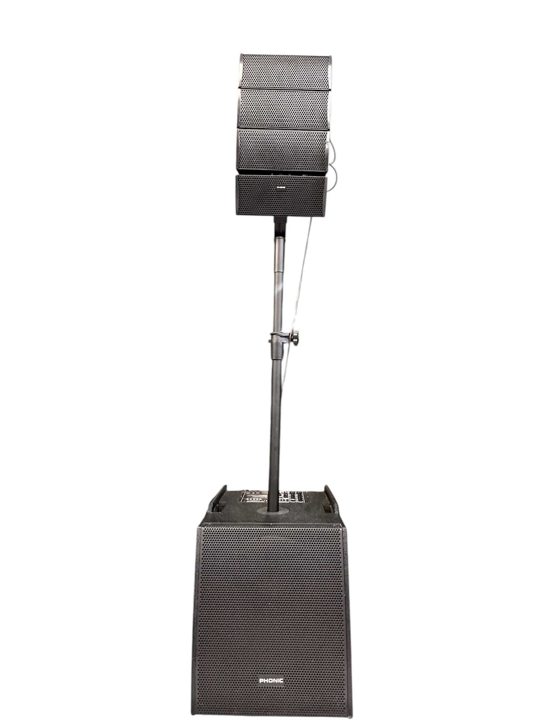 SISTEMA ARRAY PHONIC 15" ACTIVOS  PRECIO: 4700Bs EQUIPO PROFESIONAL PHONIC  💥BLUETOOTH 3.0. 💥USB 2.0 💥ECUALIZADOR DE 5 BANDAS EN CADA BAJO ACTIVO 💥BAJO ACTIVO 15" 💥4 SALETITES DE 5" 💥POTENCIA DE 6000W 💥ENTRADAS DE MICROFONOS CON ECUALIZADOR INDEPEDIENTE ENTRADA Y SALIDA DE AUDIO EN RCA  NOS ENCONTRAMOS EN CBBA  ENVIOS A TODA BOLIVIA✈️ PRECIOS ESPECIALES POR MAYOR 4